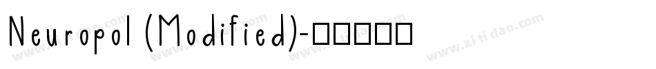 Neuropol (Modified)字体转换